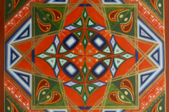 Mandala 74 - 50 x 50 cm - acryl en inkt
