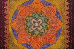 Mandala 36 - 50 x 50 cm - acryl en inkt