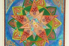 Mandala-38-50-x-50 cm - acryl en inkt