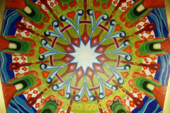 Mandala 57 - 65 x 65 cm - acryl en inkt