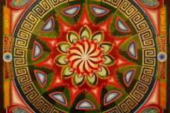 Mandala 60 - 66 x 66 -cm - acryl en inkt