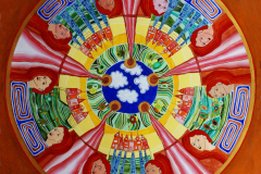 Mandala 56 - 50 x 50 cm - acryl en inkt