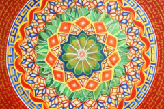 Mandala 63 - 50 x 50 cm - acryl en inkt