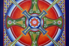 Mandala 88 - 50 x 50 cm - acryl en inkt